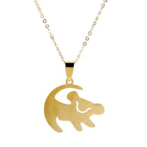Simba Pendant Necklace - Silver or Gold